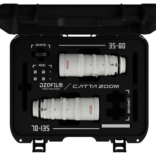 DZOFilm Catta 35-80 & 70-135mm T2.9 E-Mount Cine Zoom 2-Lens Bundle