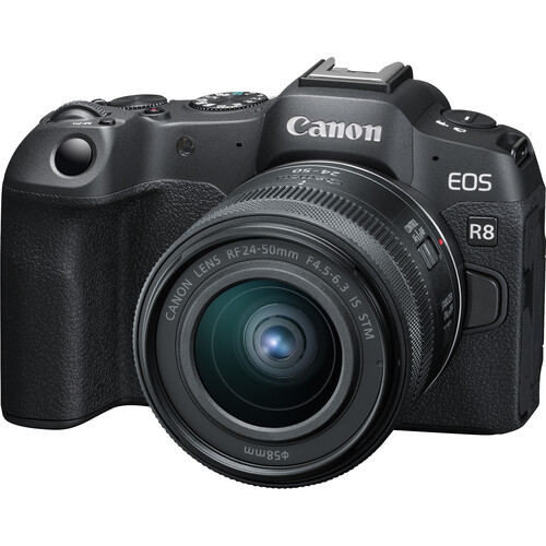 Canon EOS R8 Mirrorless Camera with RF 24-50mm Lens