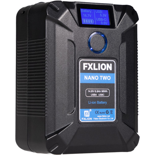 FXLion Nano TWO Ultracompact V-Mount Battery (98Wh)