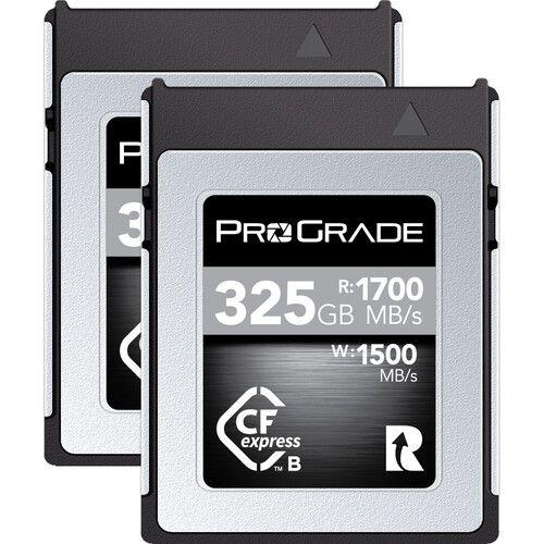 ProGrade Digital 325GB CFexpress 2.0 Type B Cobalt Memory Card (2-Pack)